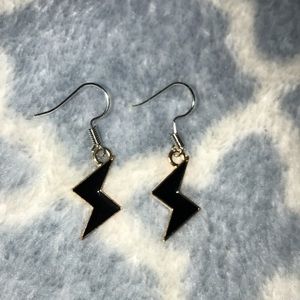 Lightening bolt earrings